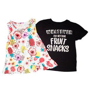 Okie Dokie  and Granimals Girl shirts bundle of 2 size 4t -5